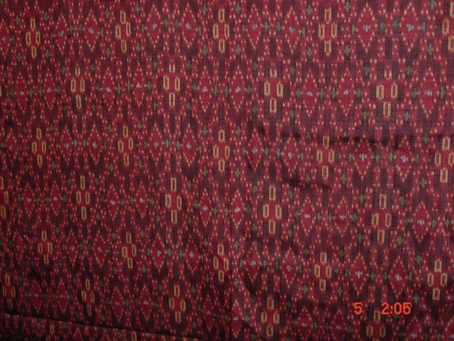 Wonderful  Antique Indonesian Silk Bali Ikat Sarong  ***Hg****