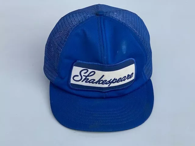 Vintage Shakespeare Fishing Rods Reels Blue Snapback Hat Trucker Hat Original