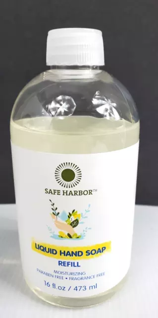 4 rellenos de jabón líquido para manos Safe Harbor 16 oz. Cada uno. ¡Envío gratuito!¡!
