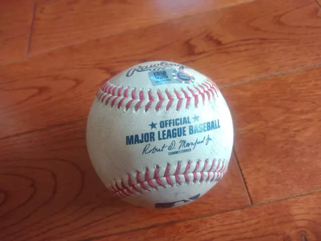 Sean Murphy game used baseball foul ball May 5, 2023 MLB hologram Atlanta Braves