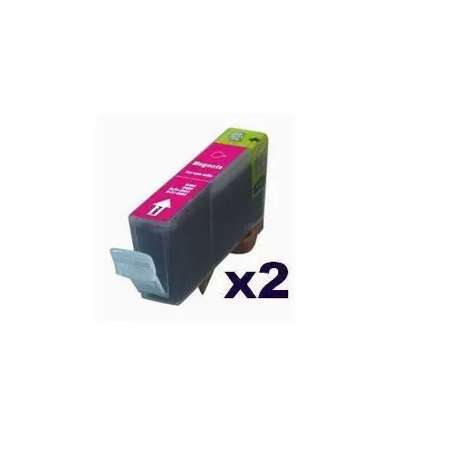 2 pk Ink Cartridge Set fit for Canon CLI 226 Magenta PIXMA MG5120 MG5220