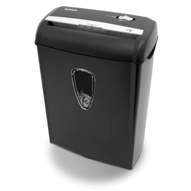 Aurora GB 8-Sheet Cross-Cut Paper Shredder, Black 2