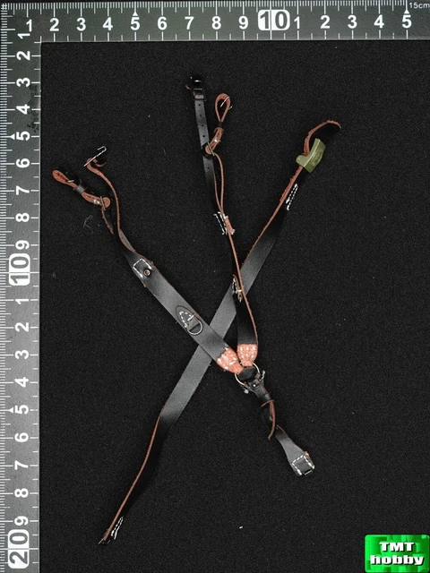 1:6 Scale DID D80163 WWII German Sniper Wolfgang - Leather Belt & Y-straps