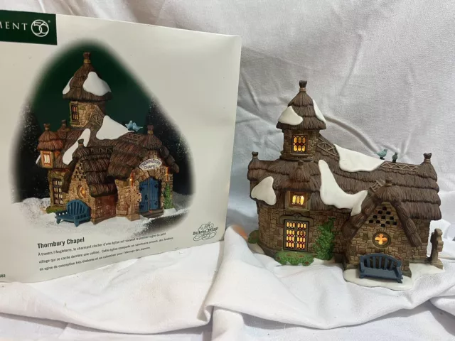 Dept 56 Thornbury Chapel 58502 Dickens Snow Village Heritage Christmas