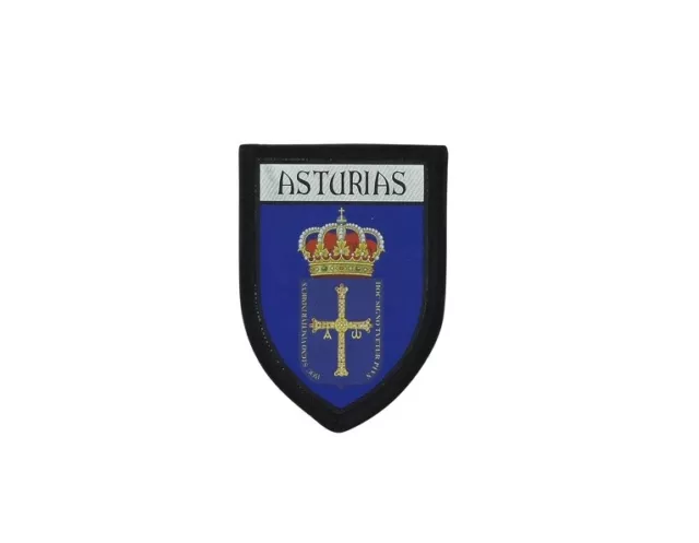 Insignia Bordado Termoadhesivo Estampado Escudo Ciudad España Asturias Parche
