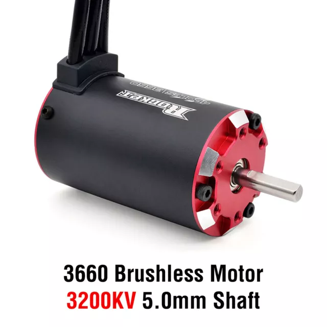 Rocket 3660 3200KV Brushless Motor für 1/8 1/10 Traxxas RC Racing Geländewagen