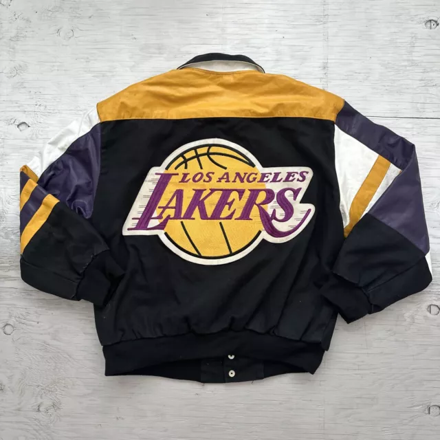 VTG 90s STARTER Los Angeles Lakers NBA Sz XL Basketball Warm Up Jersey  XLarge