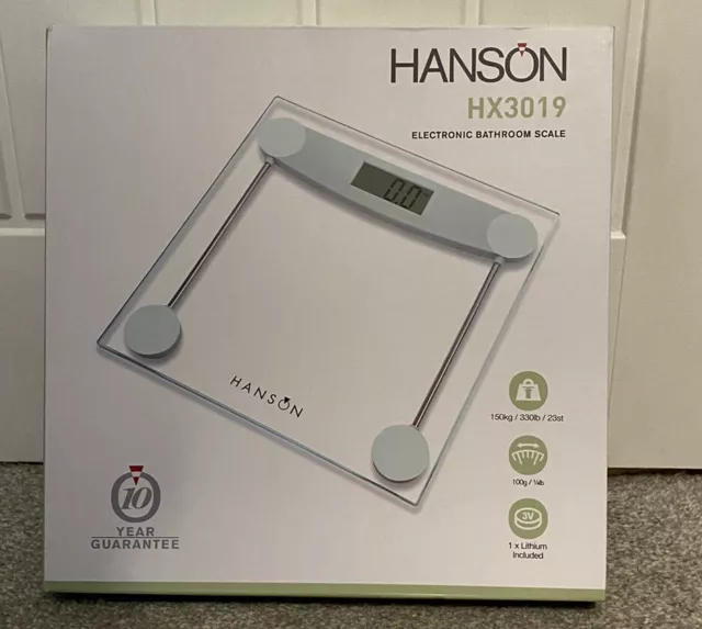 Hanson Weighing Scales | Electrical Bathroom Scale | Fully Boxed | Never Used |