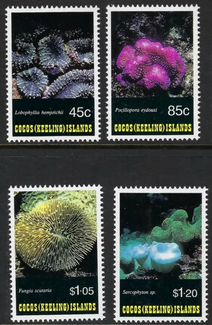 1993 Cocos Keeling Islands SG# 276-279 Corals Set of 4 Mint MUH MNH
