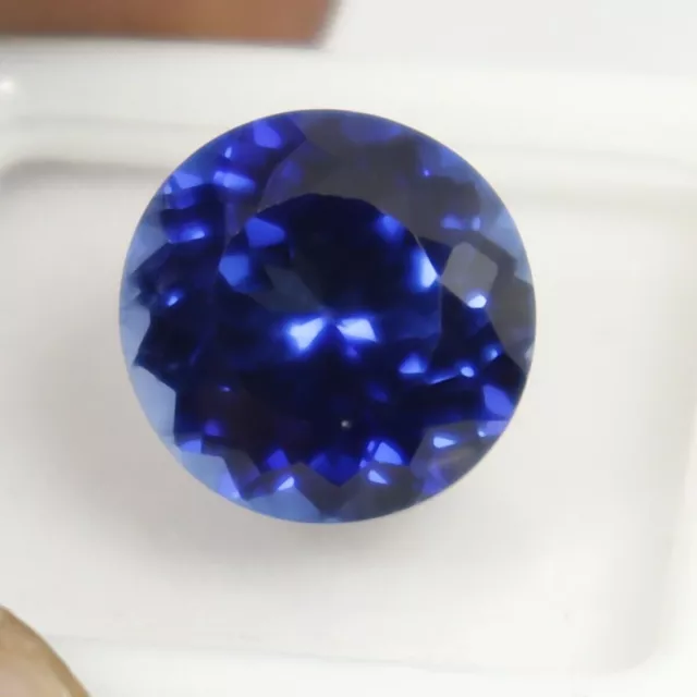 9.55 Ct AA Natural Faceted Blue Ceylon Sapphire GIE Certified Cut Loose Gemstone