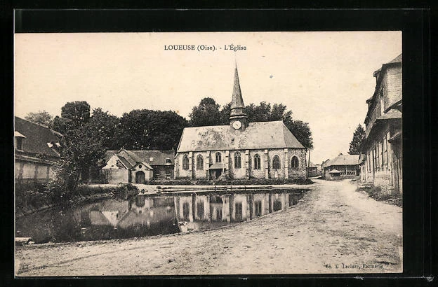 CPA Loueuse, L´Eglise