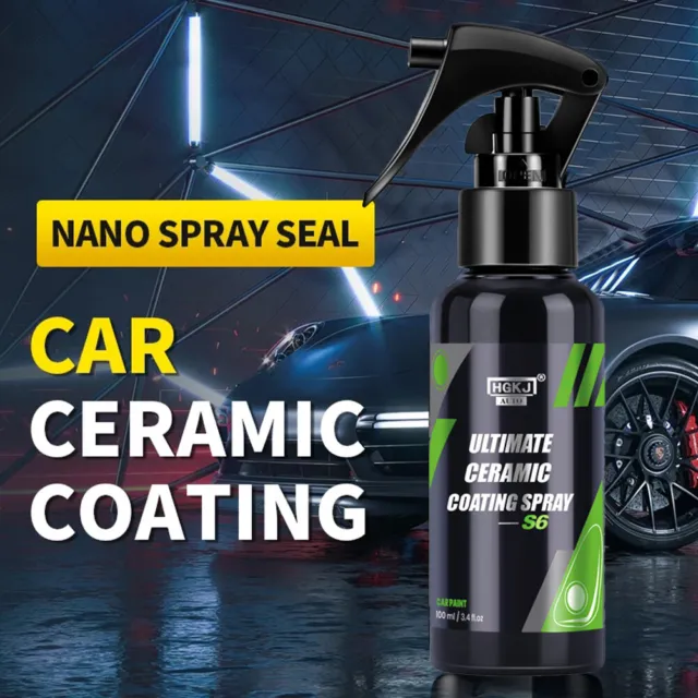 50/100ml Car  9H Ceramic Coating Spray Hydrophobic Anti Rain Polishing Coating