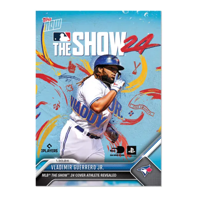 Vladimir Guerrero Jr. - 2023 MLB TOPPS NOW Card OS28 THE SHOW 24 TORONTO