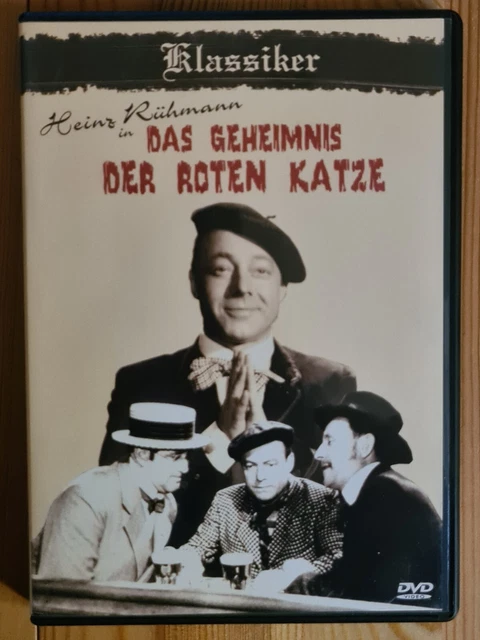 DAS GEHEIMNIS DER roten Katze (DVD) [1949] Heinz Rühmann, Gustav Knuth ...