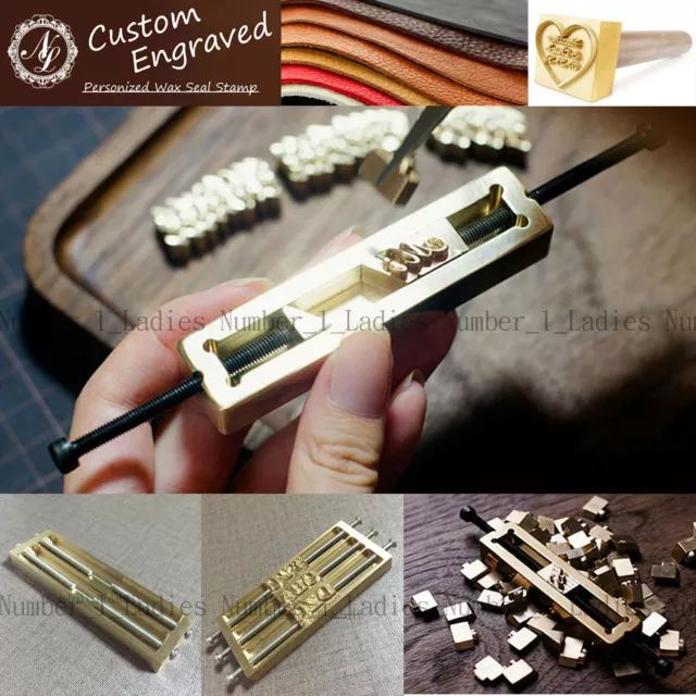 CUSTOM LEATHER STAMP Alphabet Letters Set Brass Iron Letters Leather