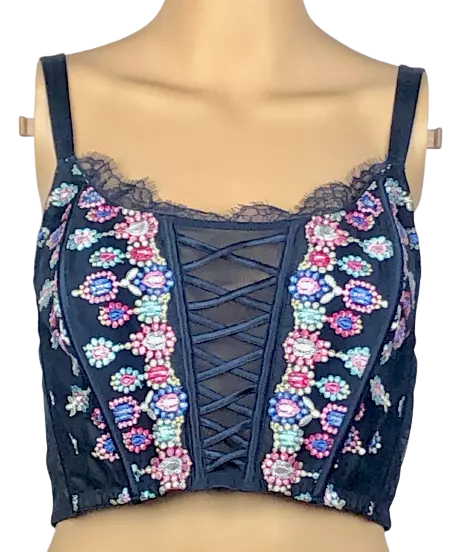 $70 Victorias Secret Dream Angels Unlined Corset Bustier Bra Top Xs S M L Xl Nwt