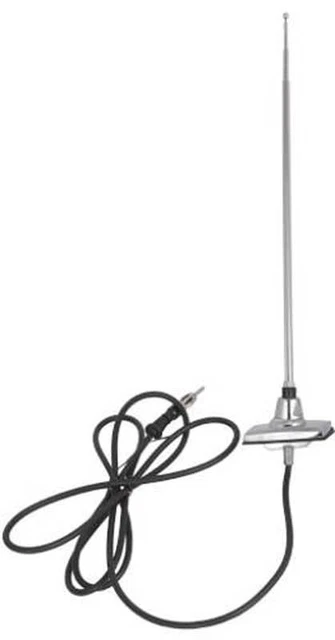 1979-93 Mustang Antenna With Rectangular Base And Collapsible Mast