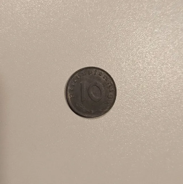 Münze  10 Reichspfennig  1944  B  Jäger-Nr. 371