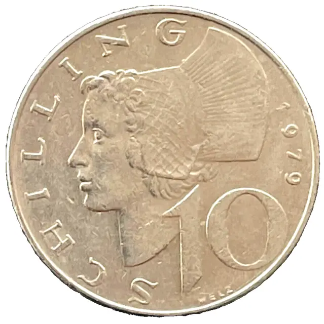 1979 Austria Coin 10 Schilling KM# 2882 Europe Foreign World Money UNCIRCULATED