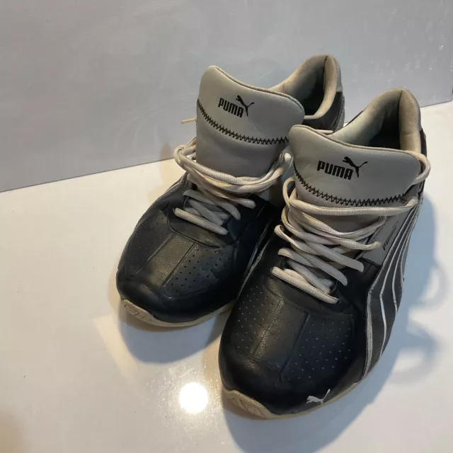 Puma Men's Cell Surin Cross-Training Shoe,Black/Puma Silver/White,10.5 D Us