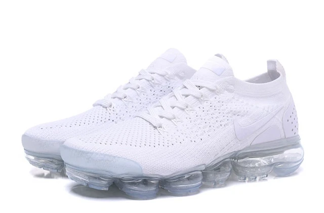 Nike Air VaporMax Flyknit 2 pure white Men's shoes （koalacloset）