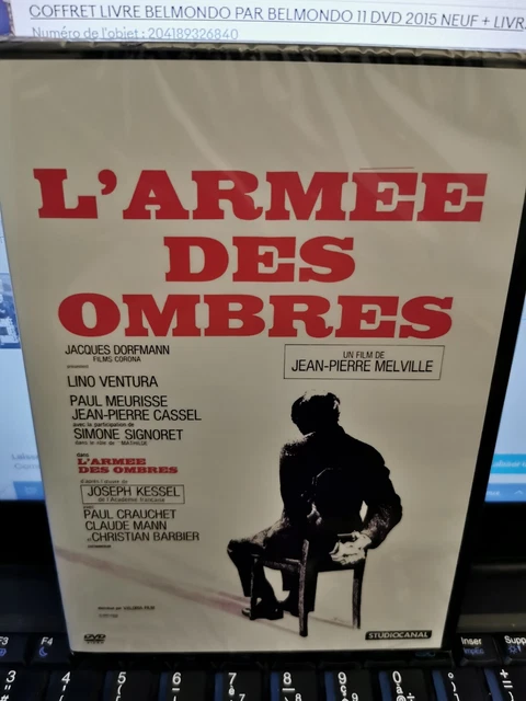 L'armee Des Ombres Film J-Pierre Melville Dvd 1969/2008 Neuf Sous Blister