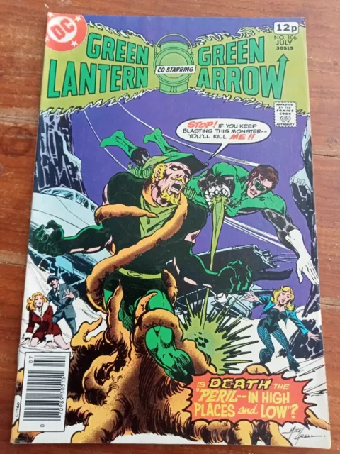 Green Lantern co-starring Green Arrow #106 July 1978 (FN) Bronze Age