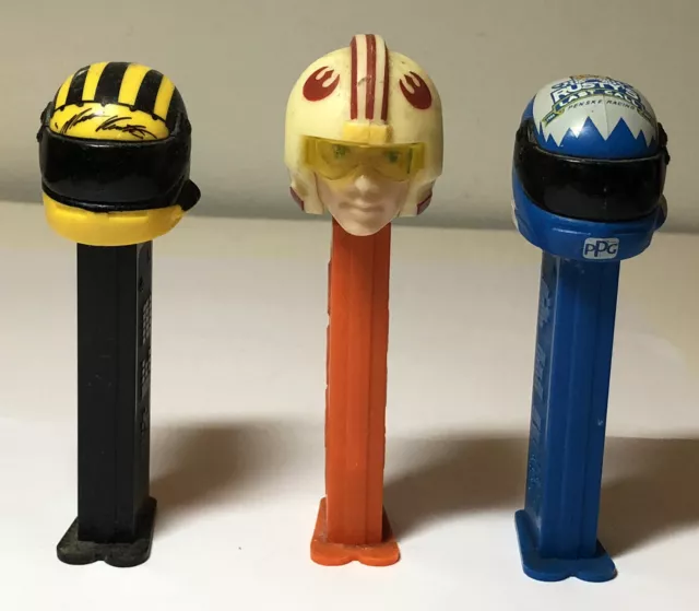 Three Racing ￼Pez dispensers