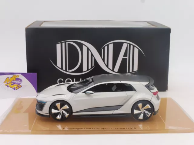 DNA Collectibles 000028 # Volkswagen VW Golf GTE Sport Concept Car " weiß " 1:18 3