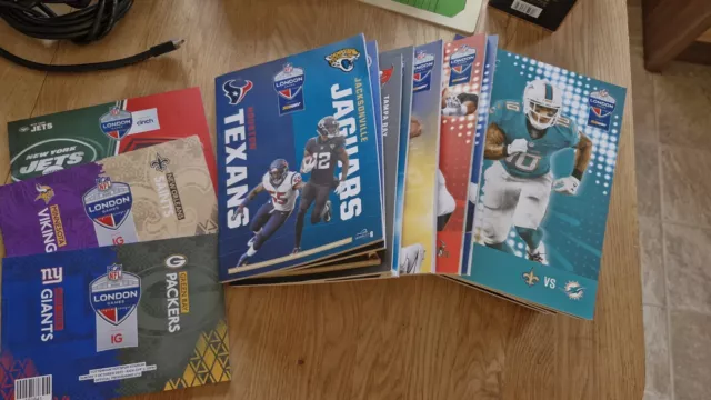 NFL International Series London Games Programmes, 2013-2022