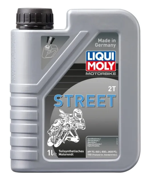 Liqui Moly Motor Oil Motor2T Semi-Synthetic Street 1L (6)