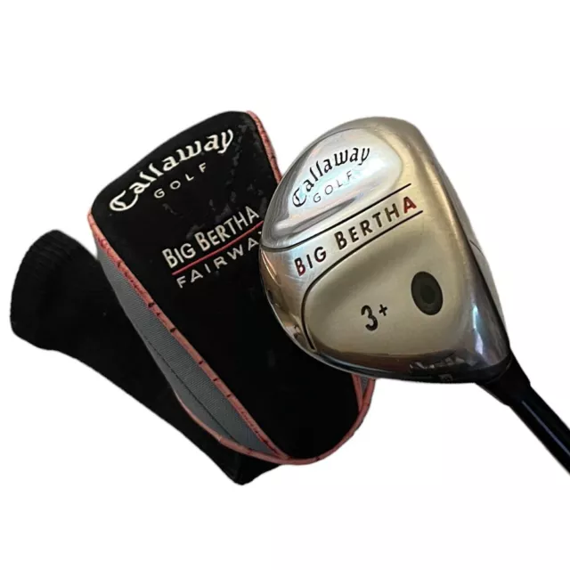 Callaway Big Bertha Fairway 3 Wood RH Graphite RCH Firm Flex with Cover 42.5"