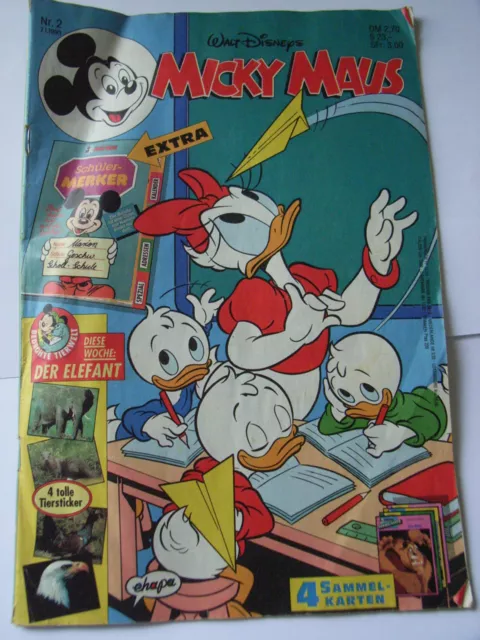 Walt Disneys Micky Maus Heft Nr. 2 von 1993.