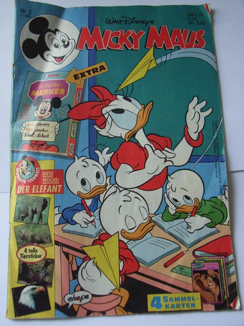 Walt Disneys Micky Maus Heft Nr. 2 von 1993.