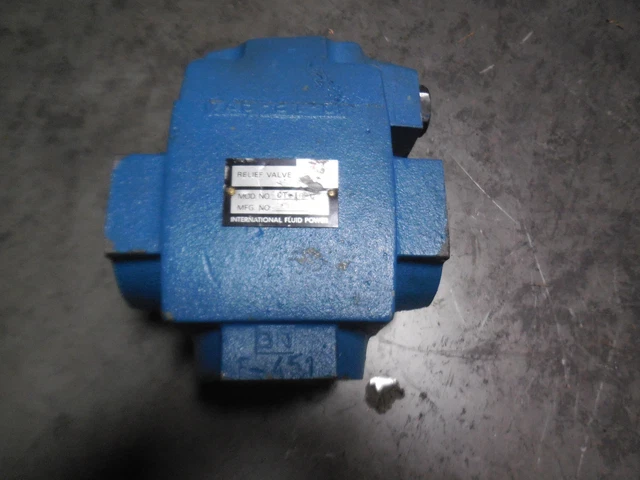 International Ct-10-C Fluid Power Relief Valve 980510