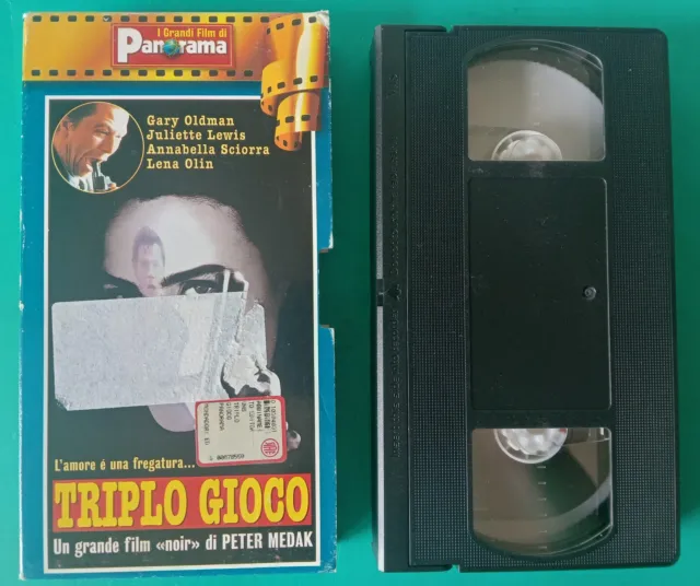TRIPLO GIOCO Romeo Is Bleeding (1993) VHS edizione I Grandi Film di Panorama 📼
