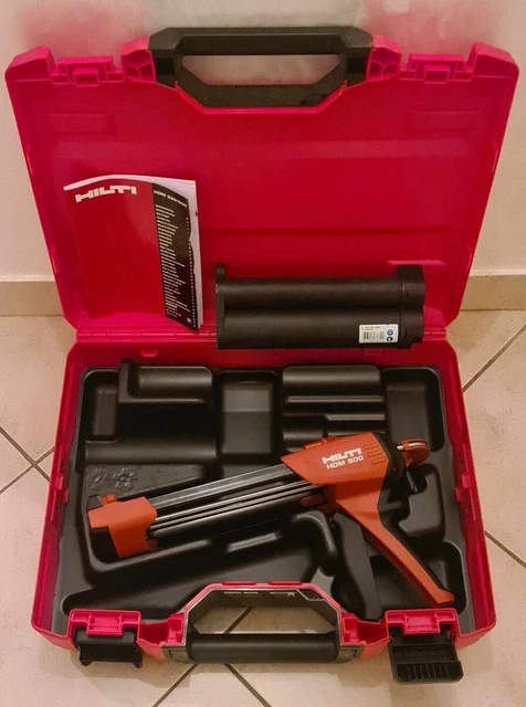Pince d'injection manuelle pour scellement chimique HDM