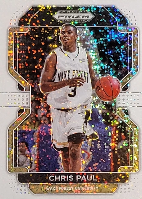 Chris Paul 2022-23 Panini Prizm Draft Picks #8 White Sparkle Prizm  Wake Forest