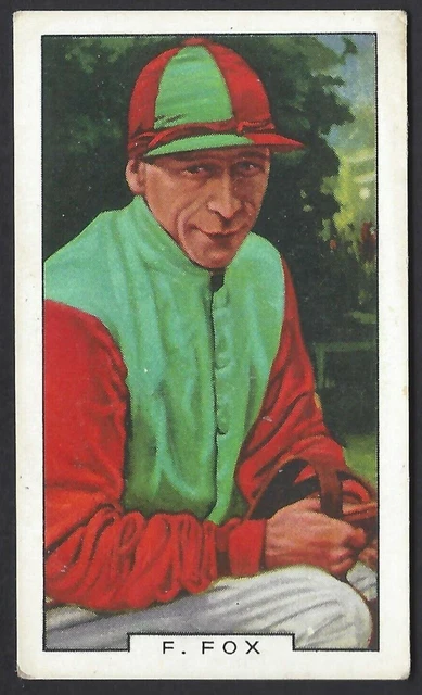 Gallaher - Famous Jockeys (Mauve) - #8 F Fox