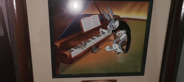 Warner Bros Bugs Bunny Rhapsody Rabbit Litho Limited edition cel 1998 AP3/AP25 3