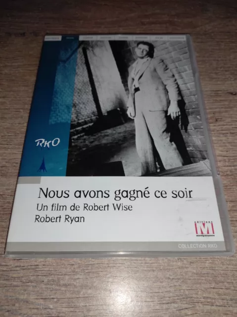 * DVD NOUS AVONS GAGNÉ CE SOIR de ROBERT WISE - ROBERT RYAN - RKO