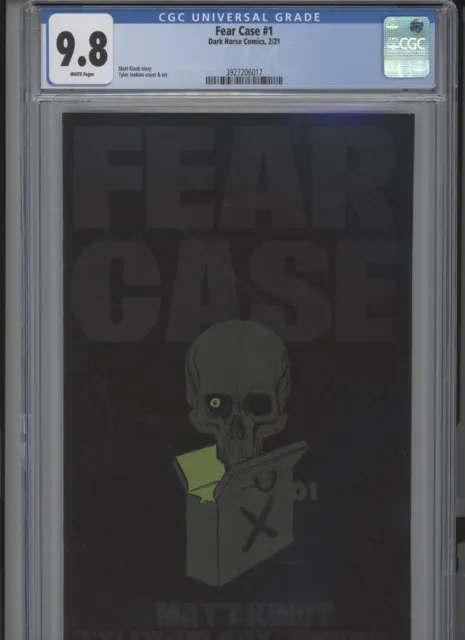 Fear Case #1 Mt 9.8 Cgc White Pages Kindt Story Jenkins Cover And Art