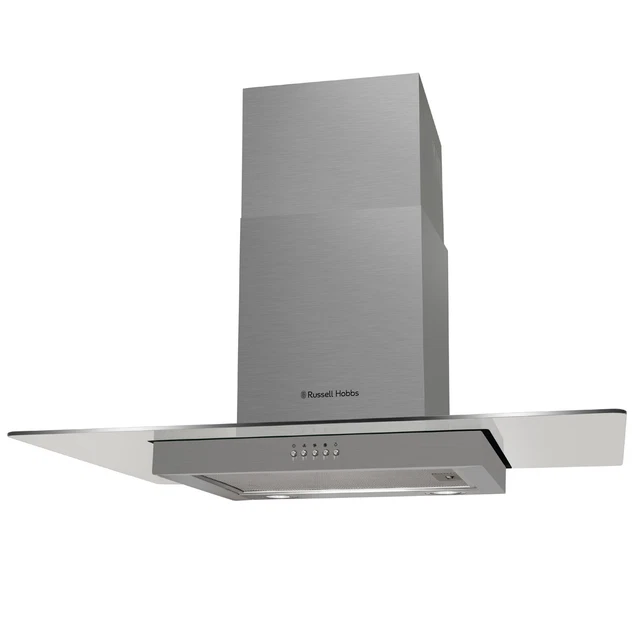RUSSELL HOBBS COOKER Hood 90cm Integrated Flat Glass Stainless Steel