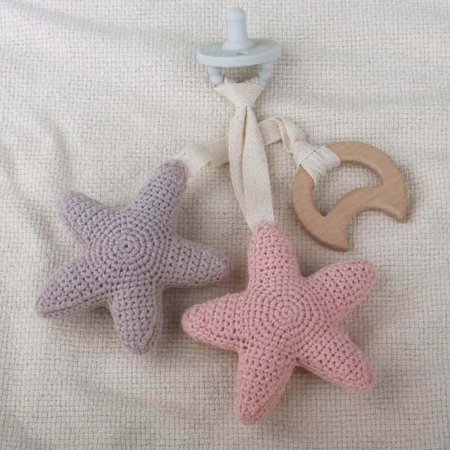 Cotton Babies Pacifier Holder Star-Shape Baby Pacifier Decorations