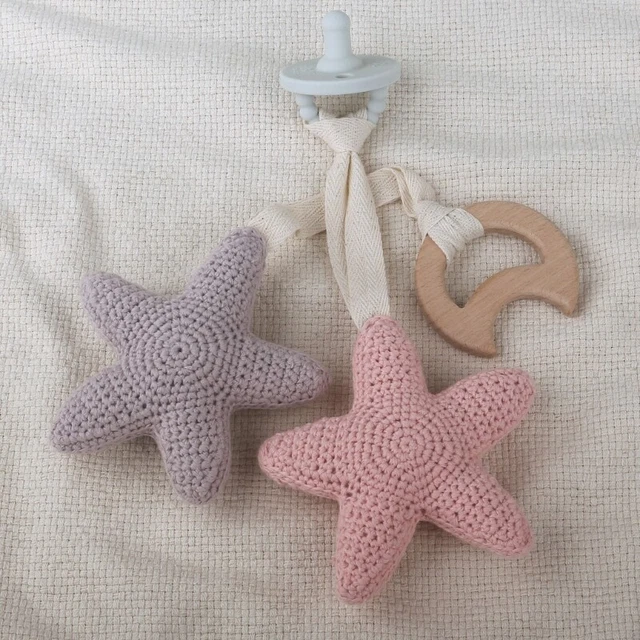 Cotton Babies Pacifier Holder Star-Shape Baby Pacifier Decorations