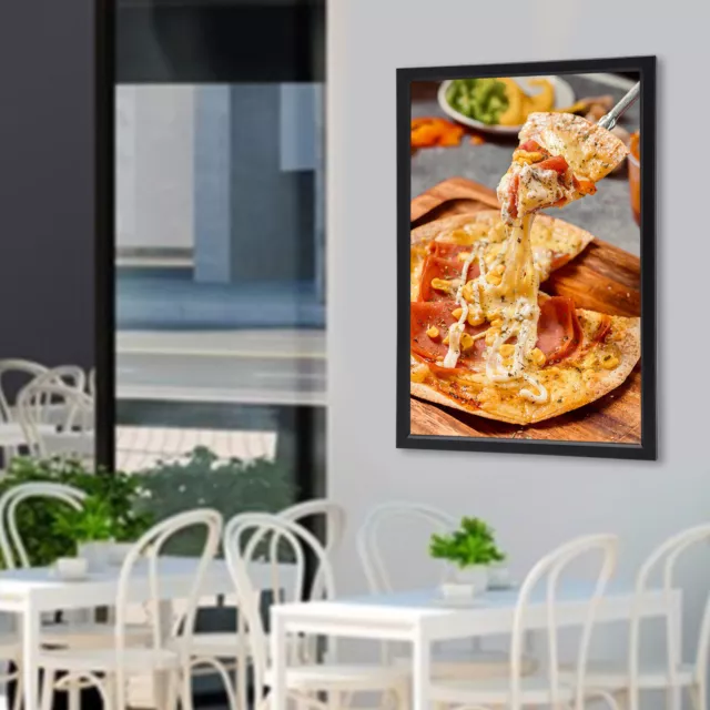 18x24" /  24x36" LED Backlit Movie Poster Art Picture Frame Light Box Wall Mount