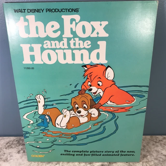 WALT DISNEY THE Fox and the Hound Book 1981 Comic Graphic Novel 1st ...