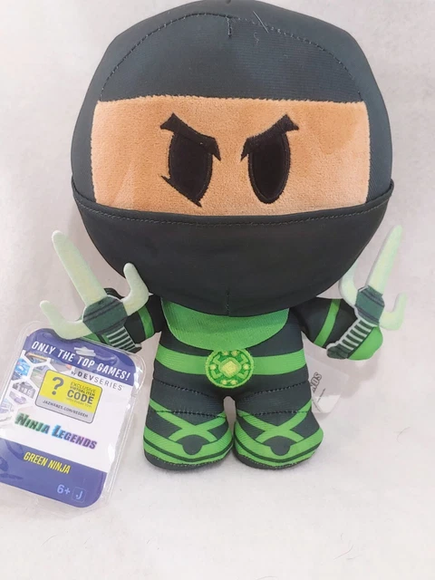 ROBLOX DevSeries Ninja Legends GREEN NINJA 8" Plush w DLC Code