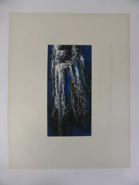Abstrakte Komposition Fantasie Zeichnung Pastell Kreide Tusche Edwin Koch (63) 2