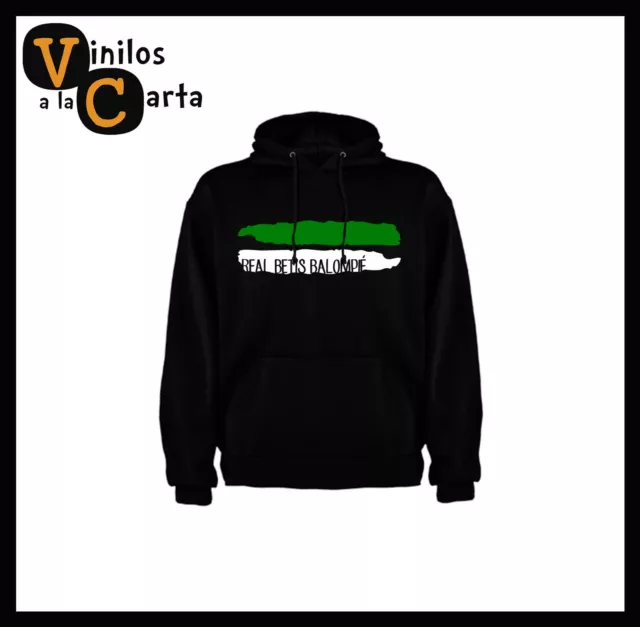 Sudadera capucha sweatshirt Real Betis Balompié Fútbol Hombre Niño Roly 2